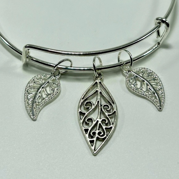 Handmade Fall Bangle Charm Bracelet! - Picture 4 of 4